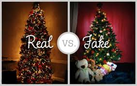 Christmas real fake