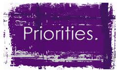priorities