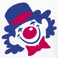 Clown-Face-(2c)++2013-T-Shirts